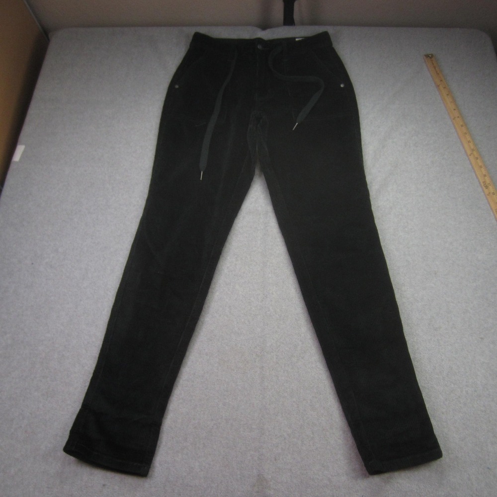 Judy Blue Jogger Size 7/28 Dark Green Corduroy Straight‎ Stretch Pants